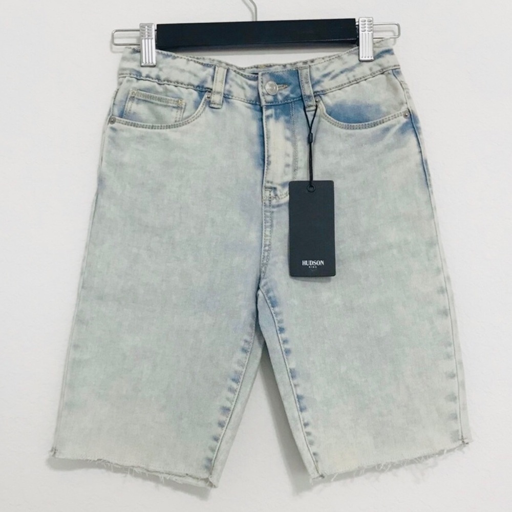 New! Hudson Kids Bermuda Denim Jean Shorts